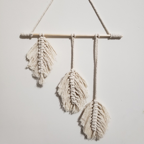 Other - Handmade by me Three Macrame Feathers